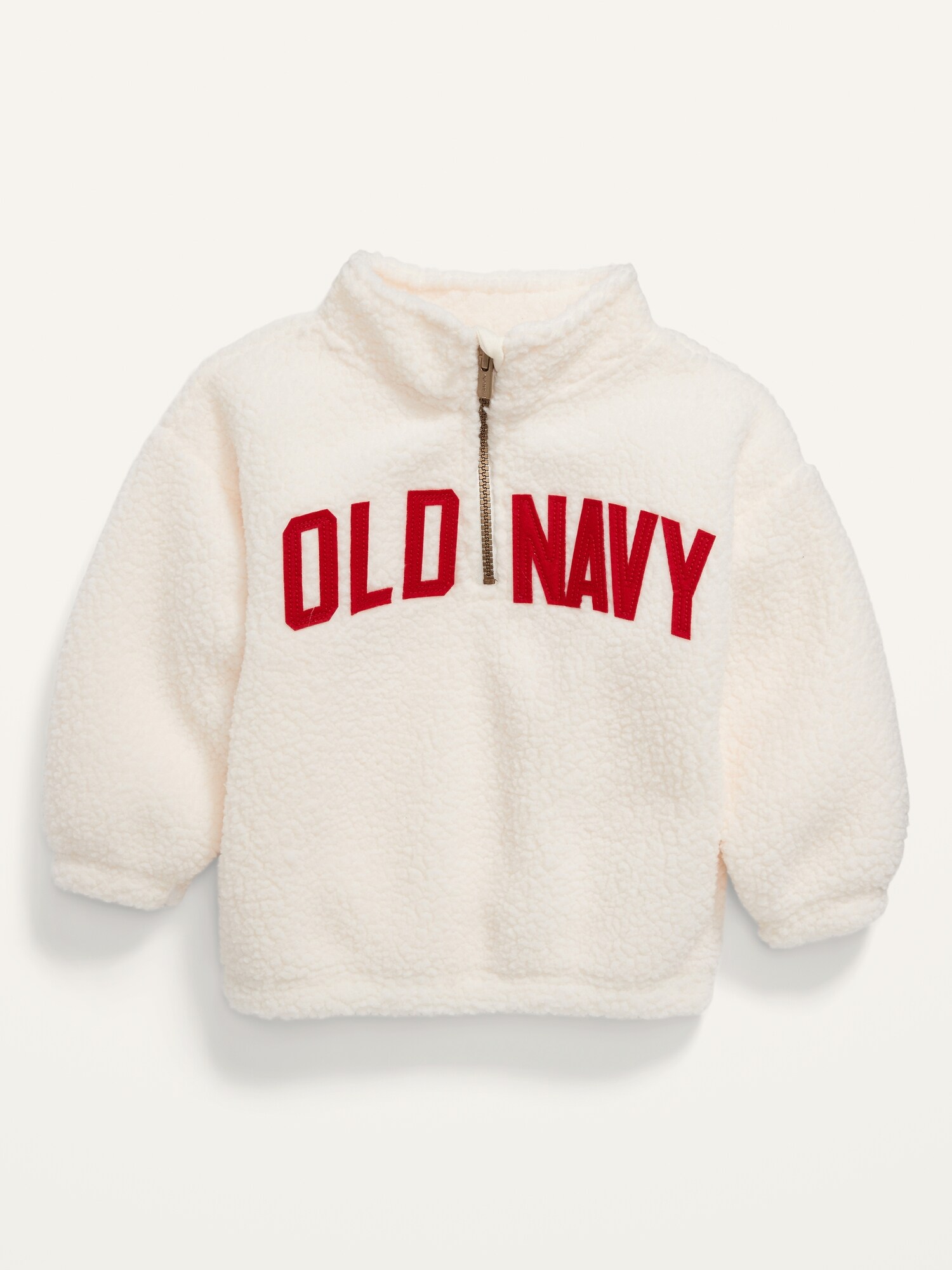 Sherpa quarter zip hot sale old navy