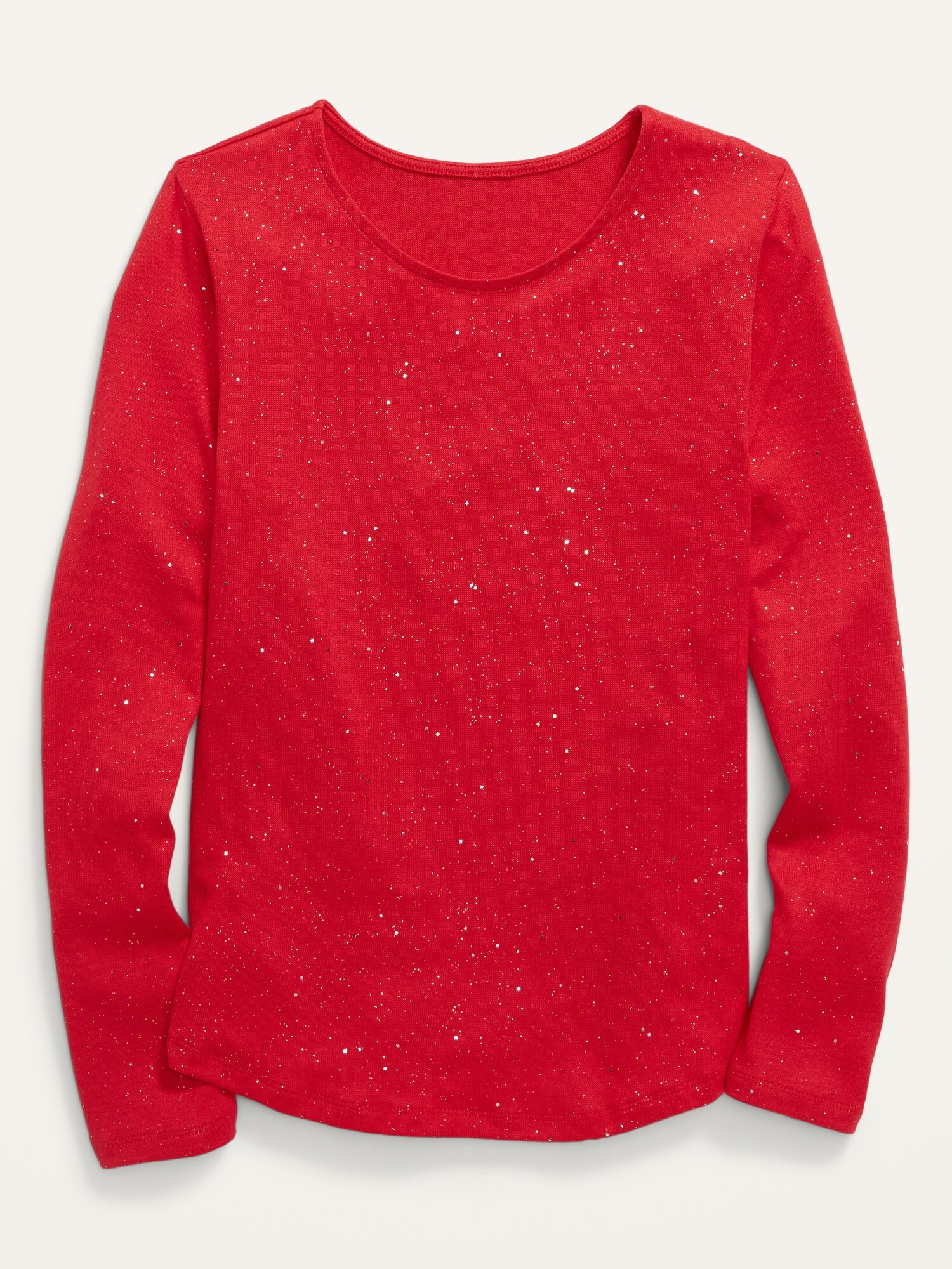 old navy red thermal shirt