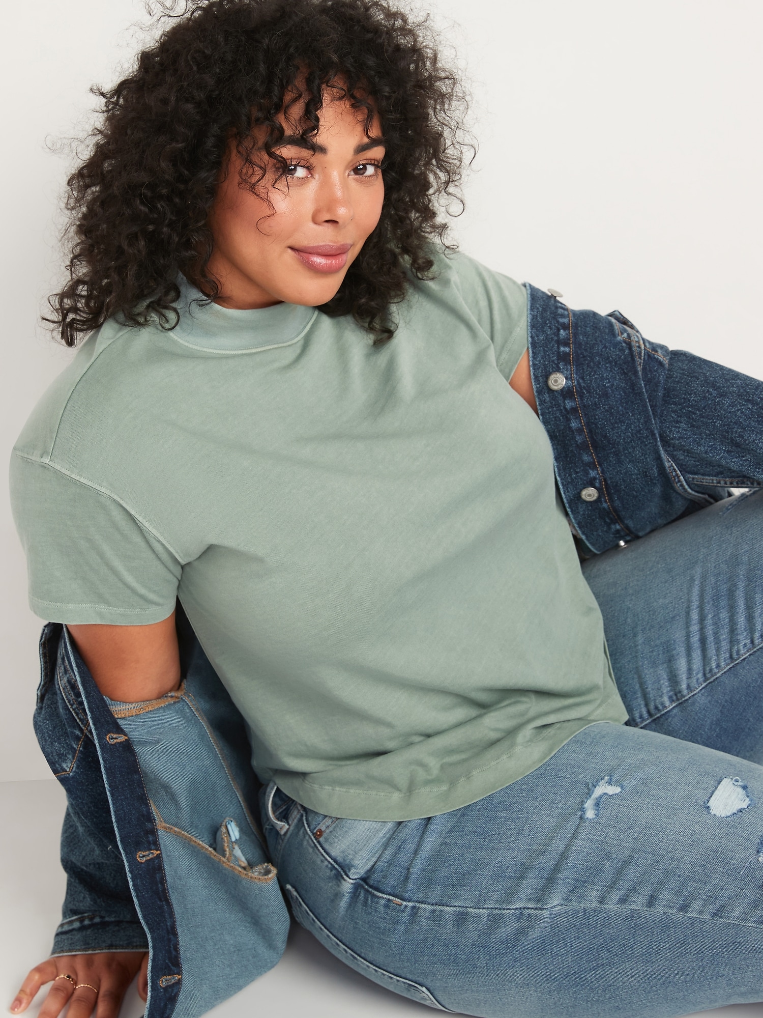 old navy mock neck shirt