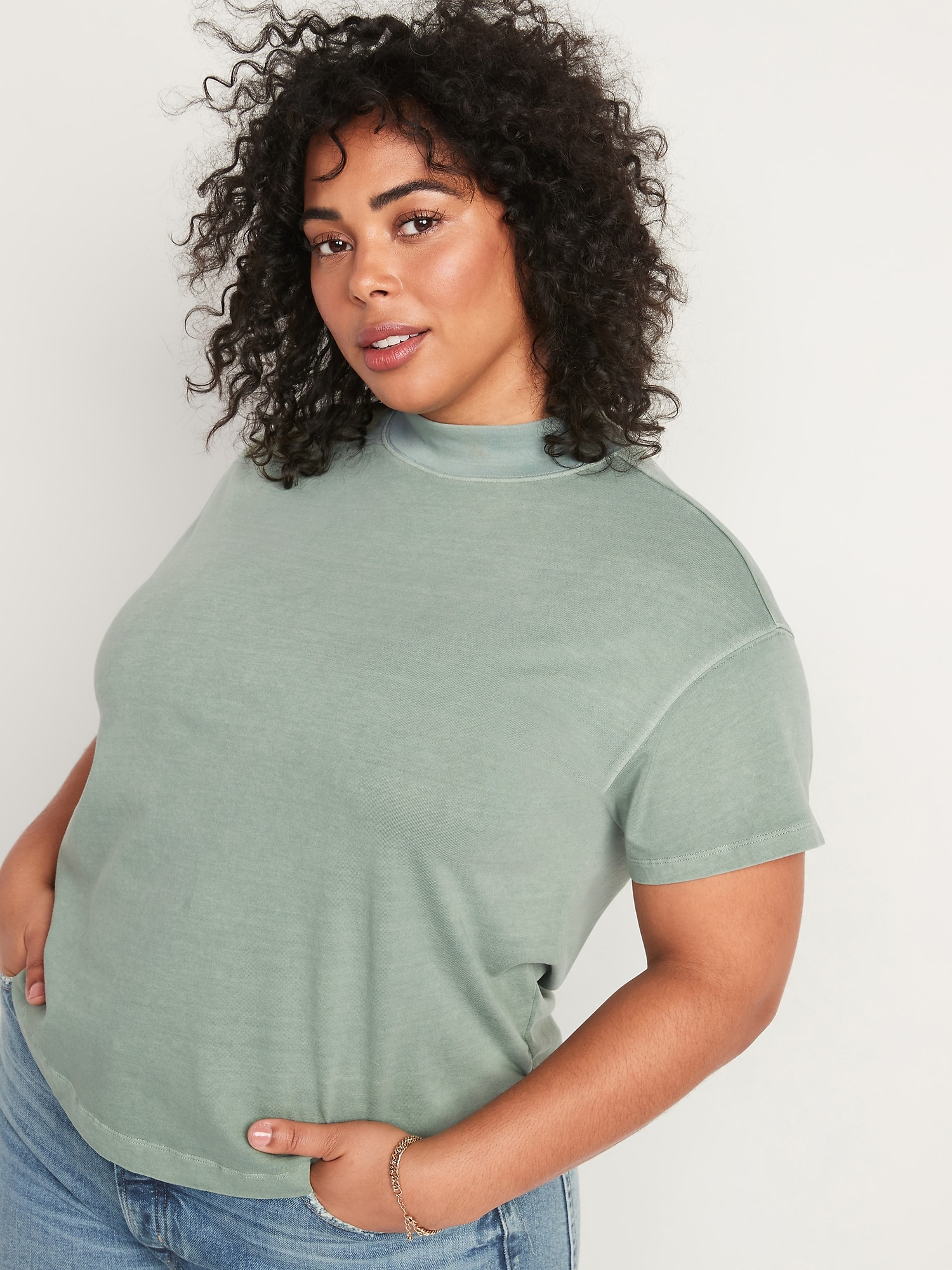 old navy mock neck shirt