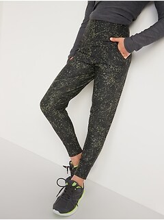 High-Waisted PowerSoft Pocket Joggers for Girls