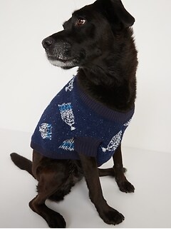Cozy-Knit Patterned Sweater for Pets