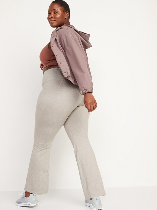 Image number 8 showing, High-Waisted CozeCore Flare Pants for Women