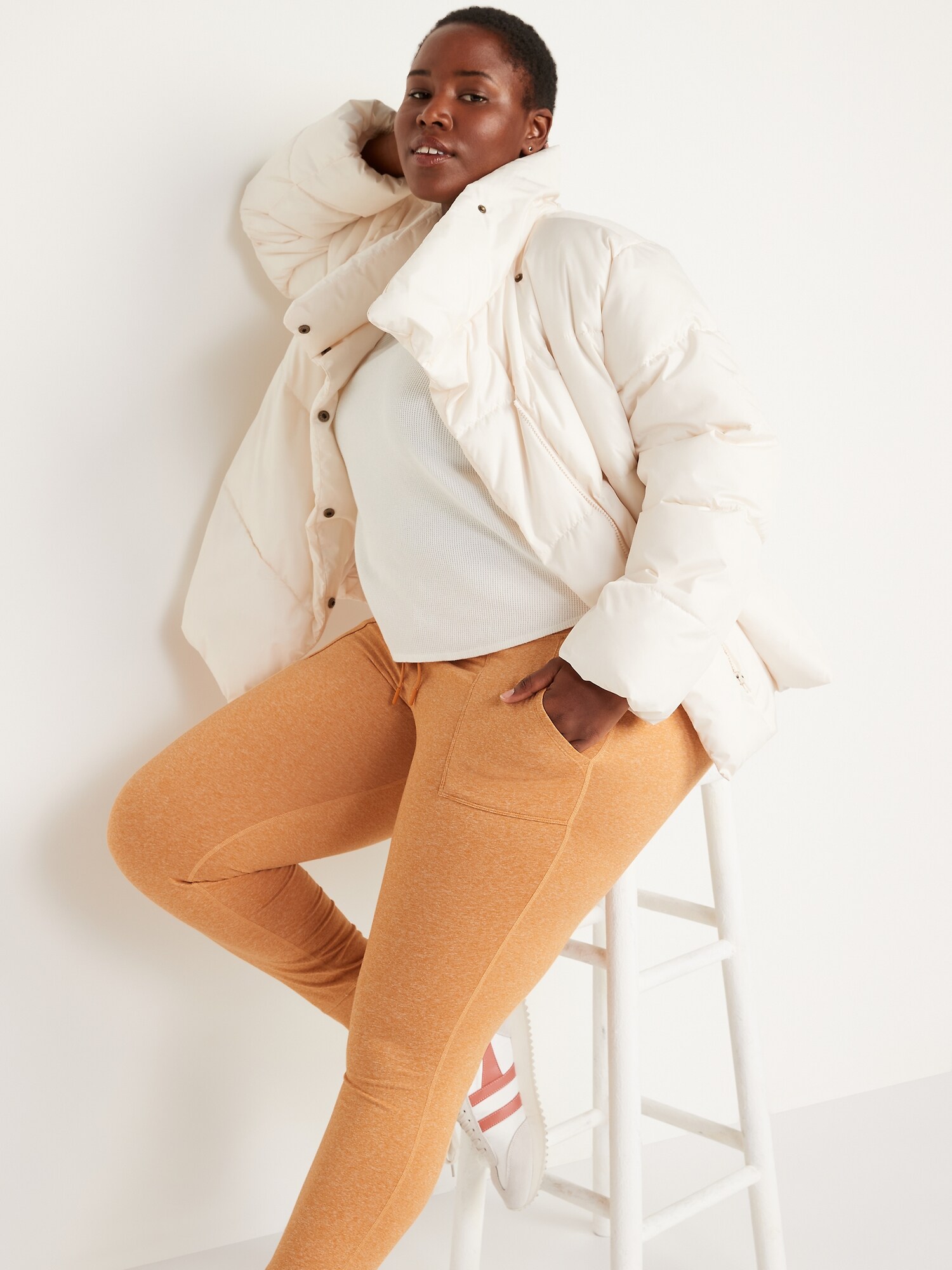 High-Waisted CozeCore Jogger Leggings 