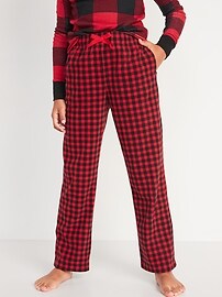 Micro Fleece Straight Pajama Pants 