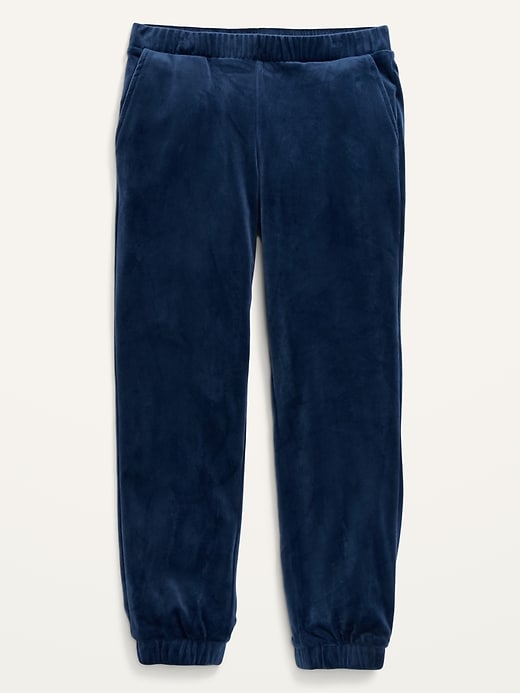 View large product image 1 of 2. Cozy Velour Jogger Sweatpants for Girls