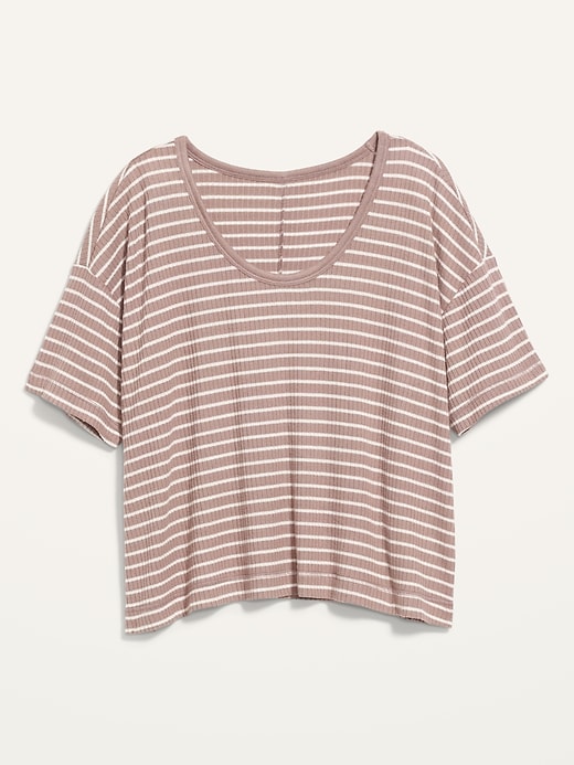 Cozy Rib-Knit Easy T-Shirt for Women | Old Navy