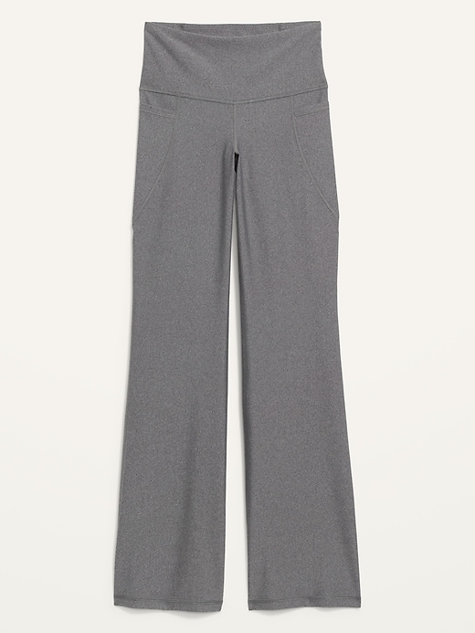 L'image numéro 4 présente Pantalon de compression semi-évasé étroit Powersoft taille haute pour Femme