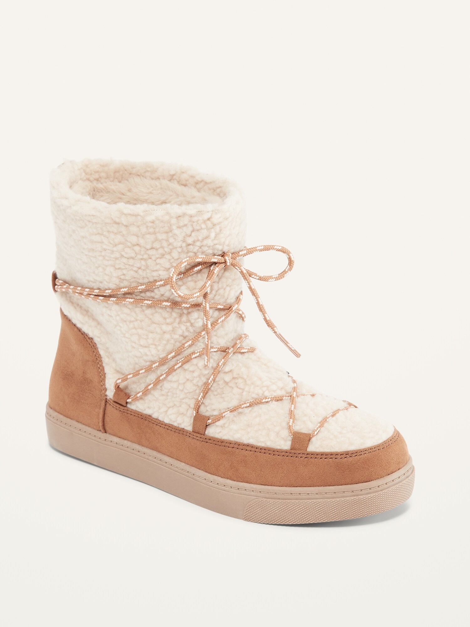 sherpa booties