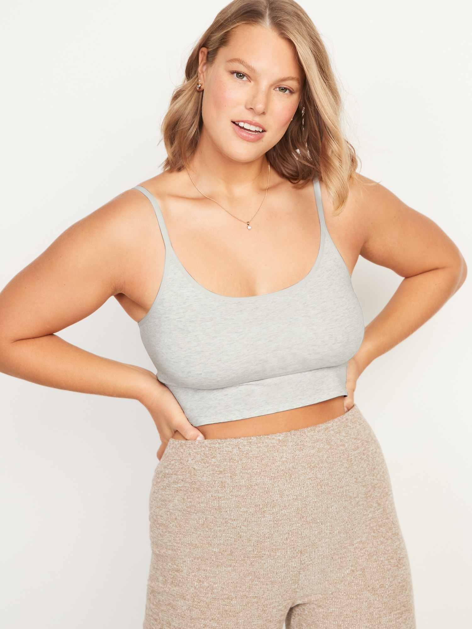 Old Navy Supima Cotton-Blend Cami Bralette Top for Women