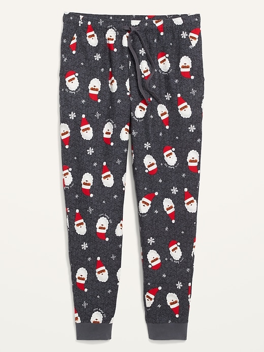 View large product image 2 of 2. Matching Printed Flannel Jogger Pajama Pants