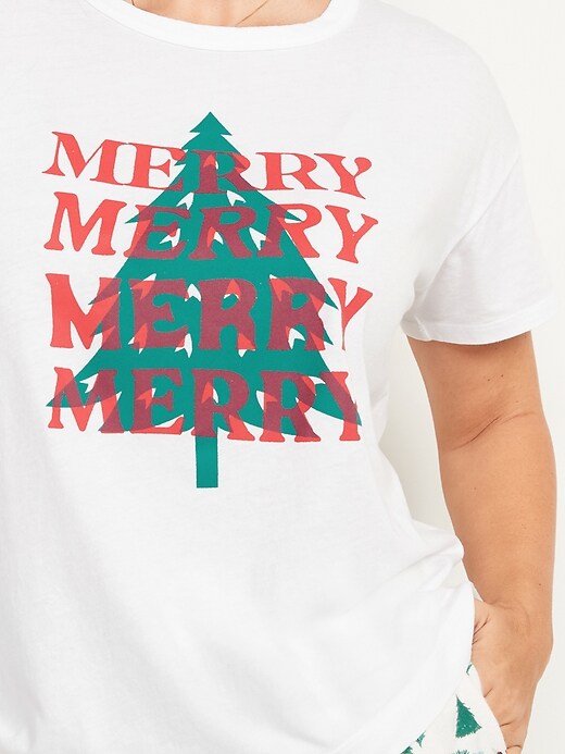 Image number 3 showing, Matching Holiday Graphic T-Shirt for Women