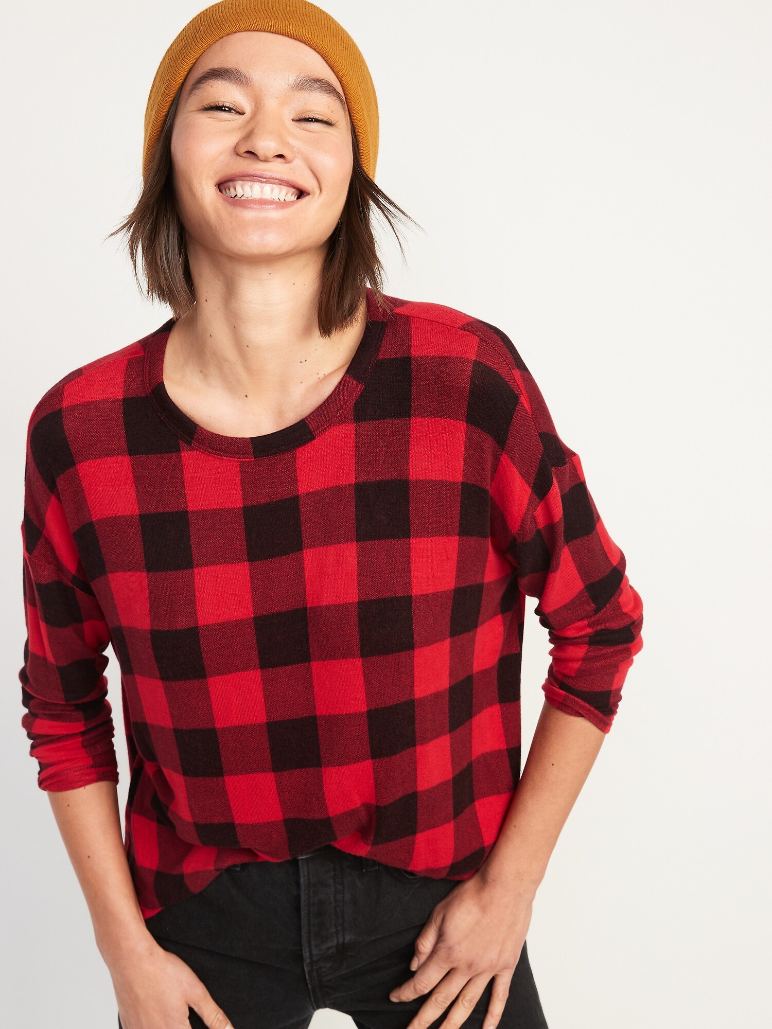 Long-Sleeve Oversized Printed T-Shirt 
