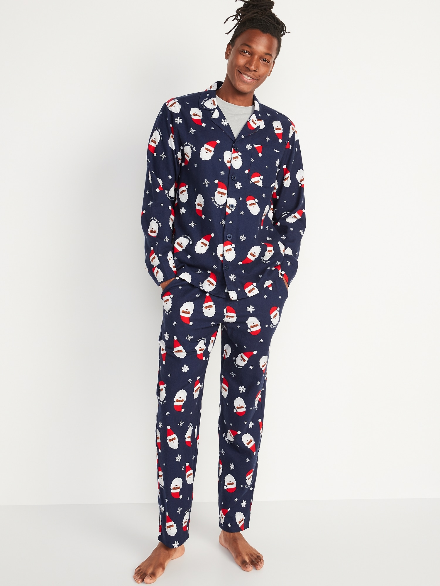 Matching Holiday Flannel Pajamas Set