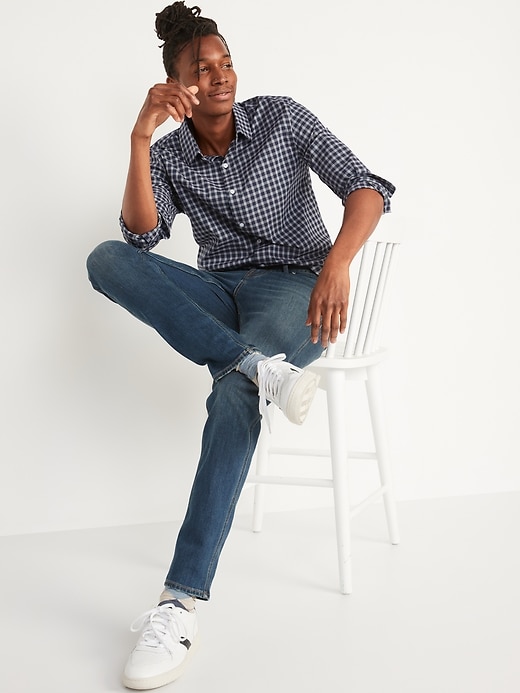 Slim Fit Pro Signature Performance Dress Shirt | Old Navy Slim Fit Pro Signature Performance Dress Shirt | Old Navy