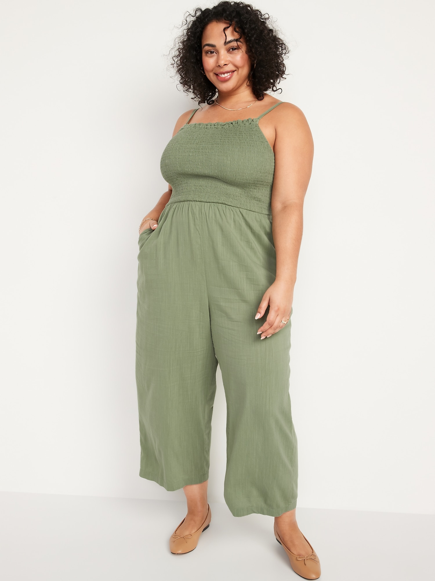 Smocked Cami Jumpsuit for Women | Old Navy