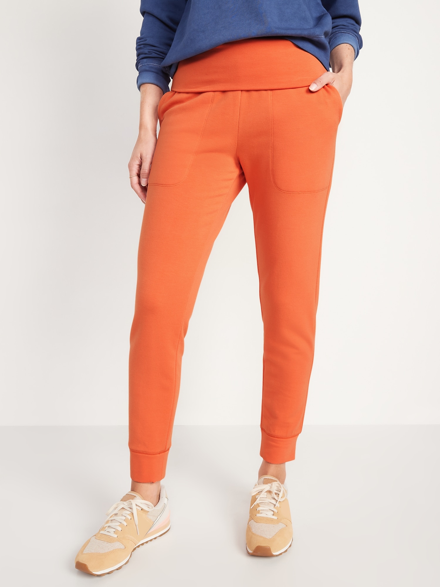 orange sweatpants old navy