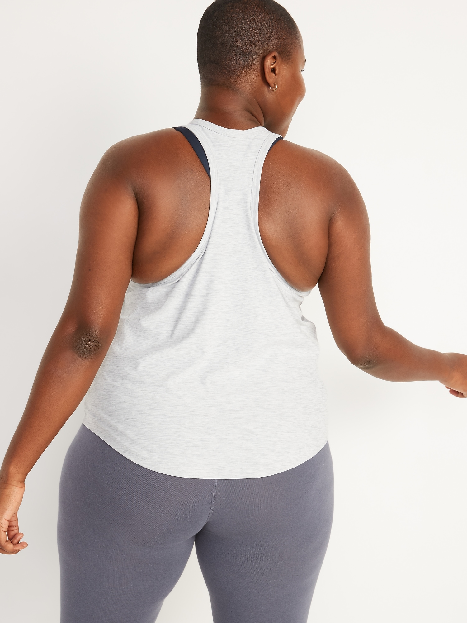 Breathe ON Cropped Racerback Tank Top for Women, Old Navy