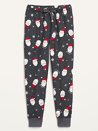 Printed Flannel Jogger Pajama Pants