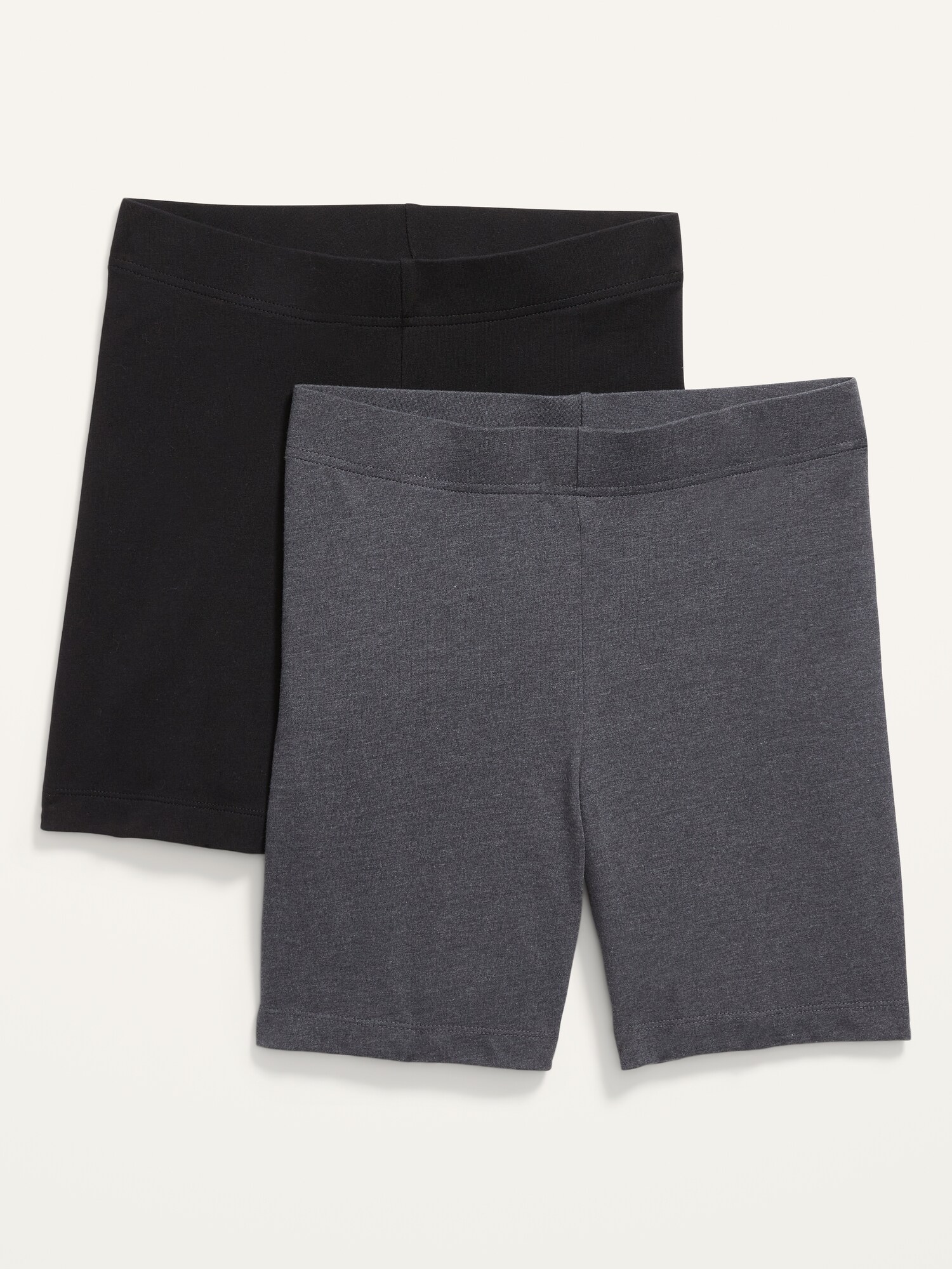 HighWaisted Jersey Biker Shorts 2Pack For Women 6Inch Inseam