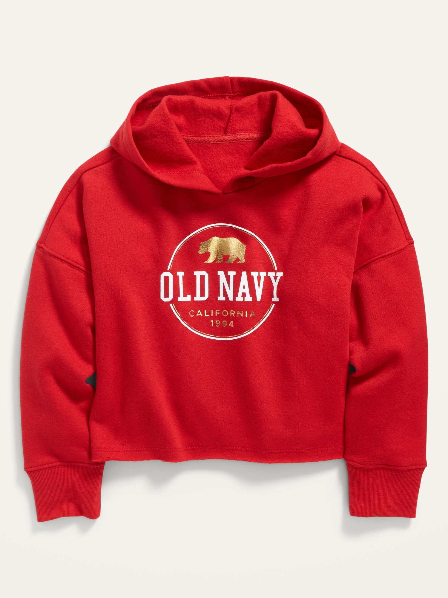 old navy cropped hoodie