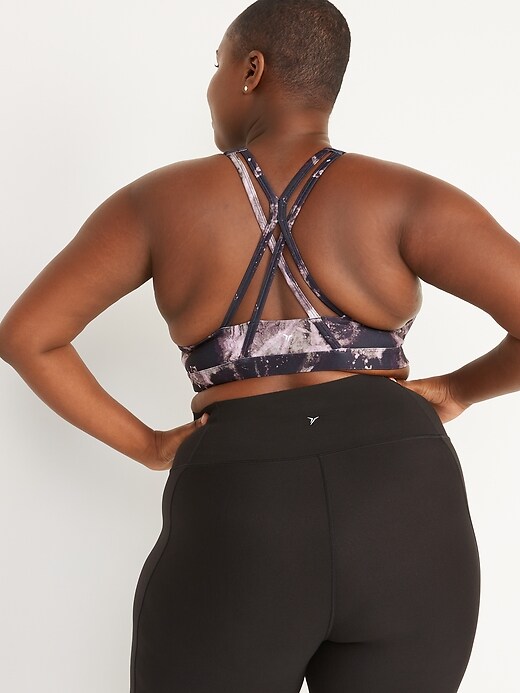 Image number 8 showing, Medium Support PowerPress Strappy Sports Bra for Women XS-XXL