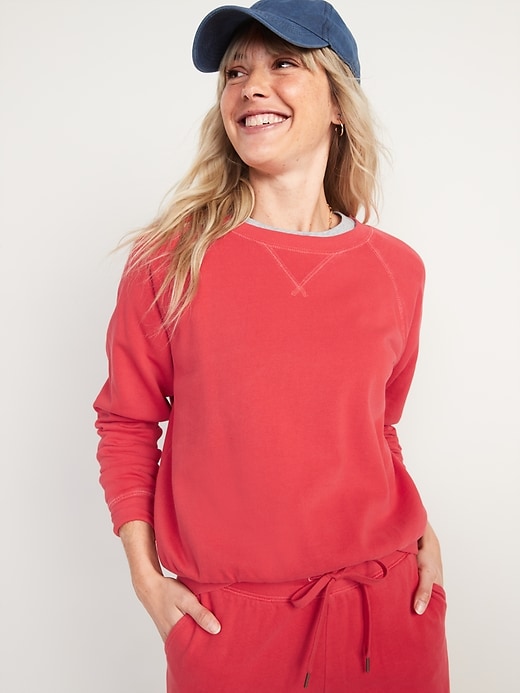Image number 5 showing, Vintage Specially Dyed Crew-Neck Sweatshirt
