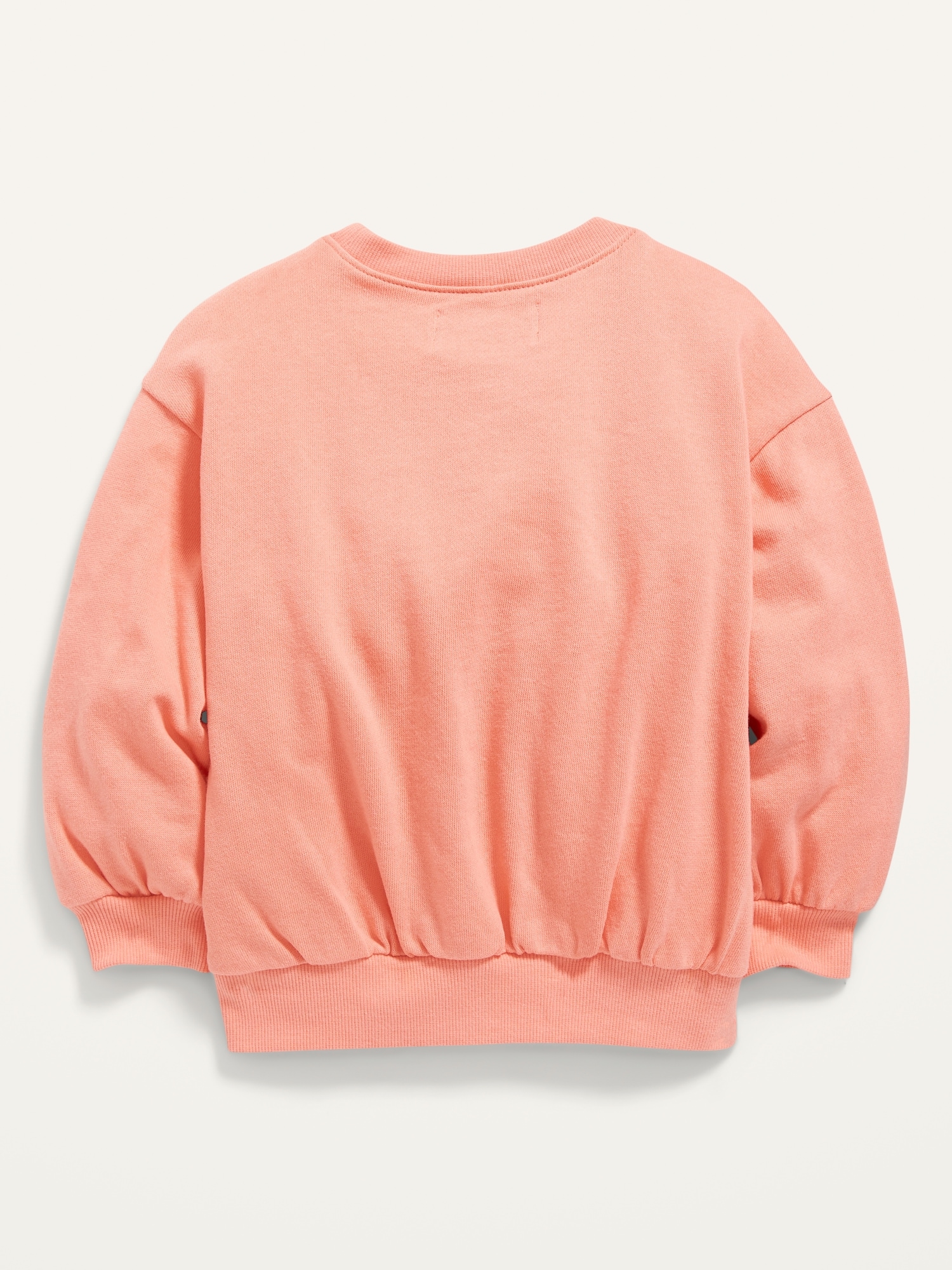 Chandail demi-zip unisexe en coton ouaté pour enfant