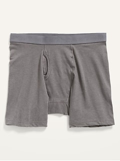 Soft-Washed Cotton-Blend Boxer Briefs Underwear for Men
