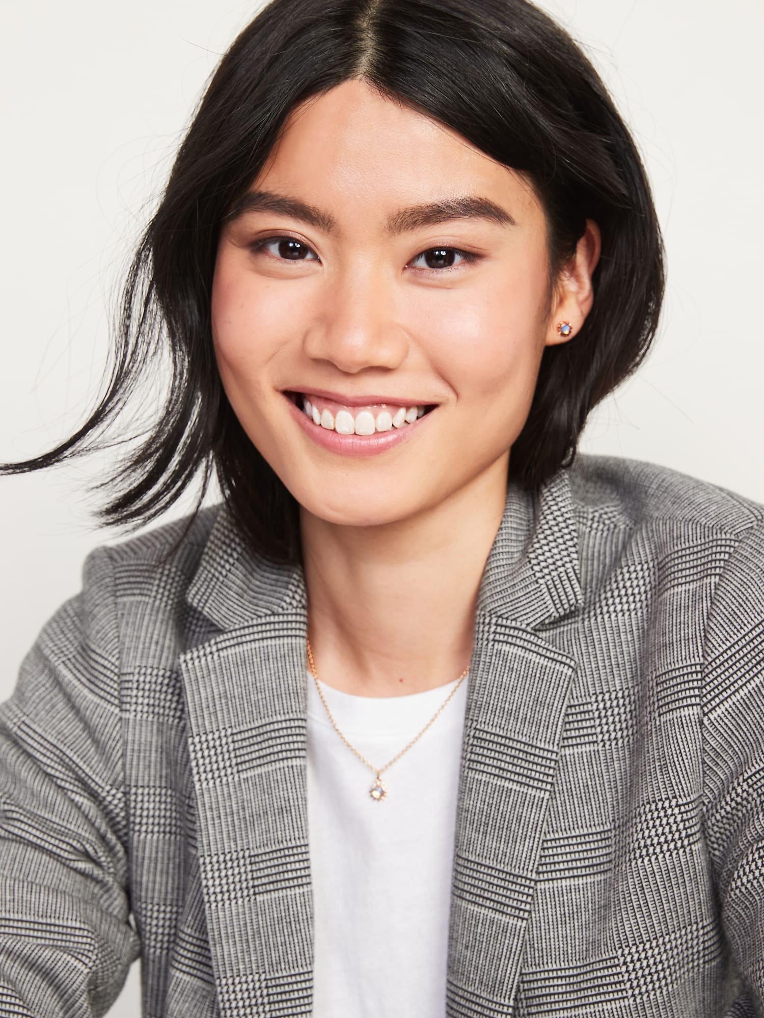 GoldToned Stud Earrings and Necklace Set for Women Old Navy