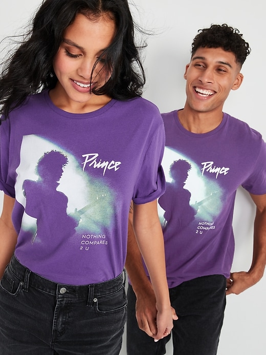 Voir une image plus grande du produit 1 de 1. T-shirt unisexe Nothing Compares 2 U de Prince™ pour Adulte