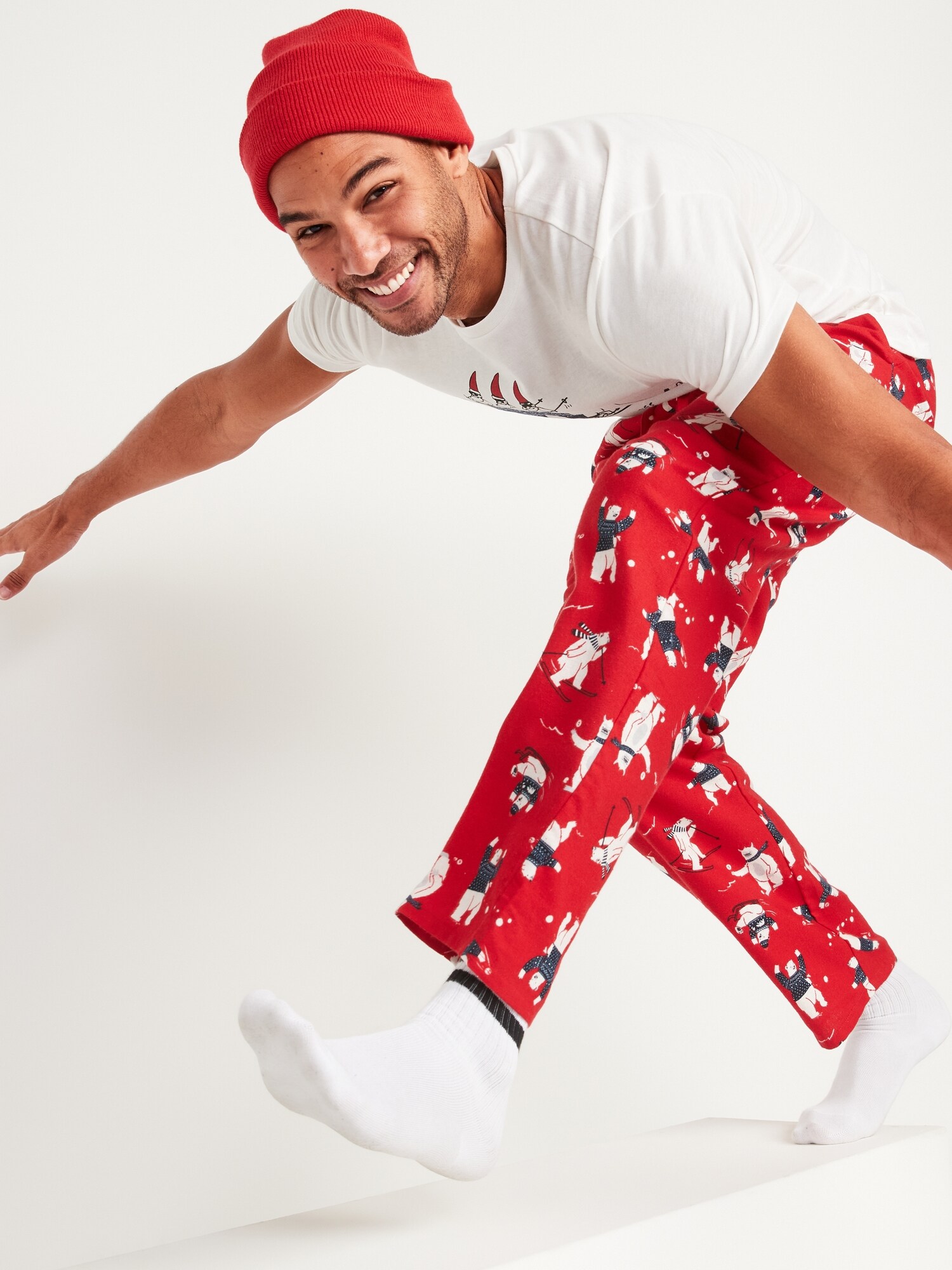 Printed Flannel Pajama Pants for Men Old Navy
