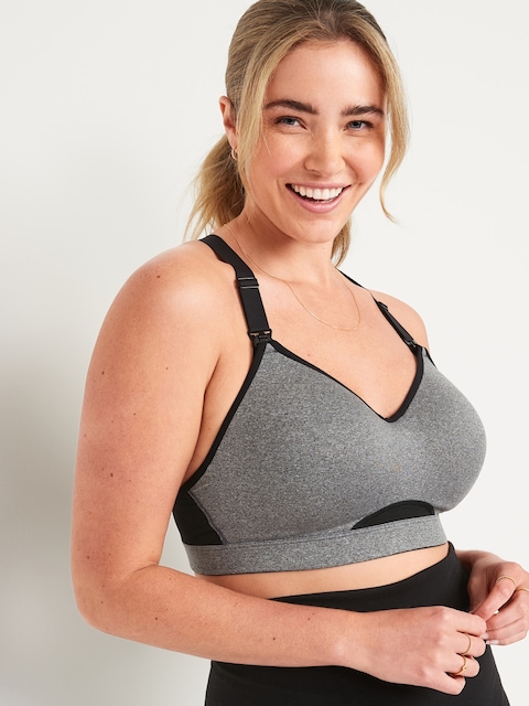 Maternity High Support Nursing Sports Bra