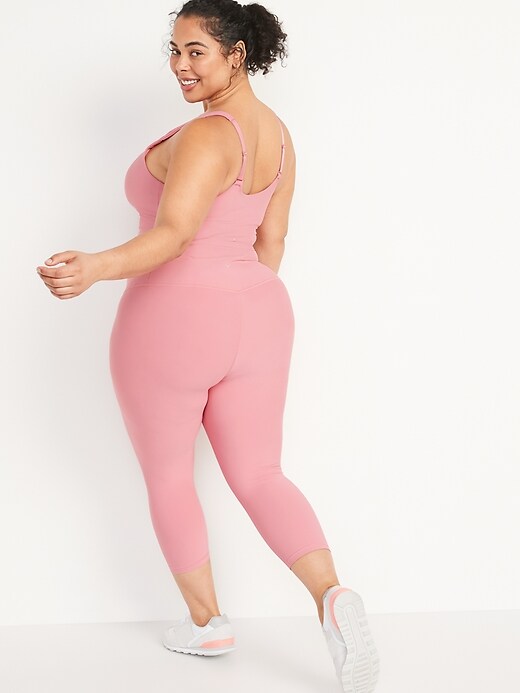 Image number 7 showing, Extra High-Waisted PowerSoft Crop Hidden Pocket Leggings for Women