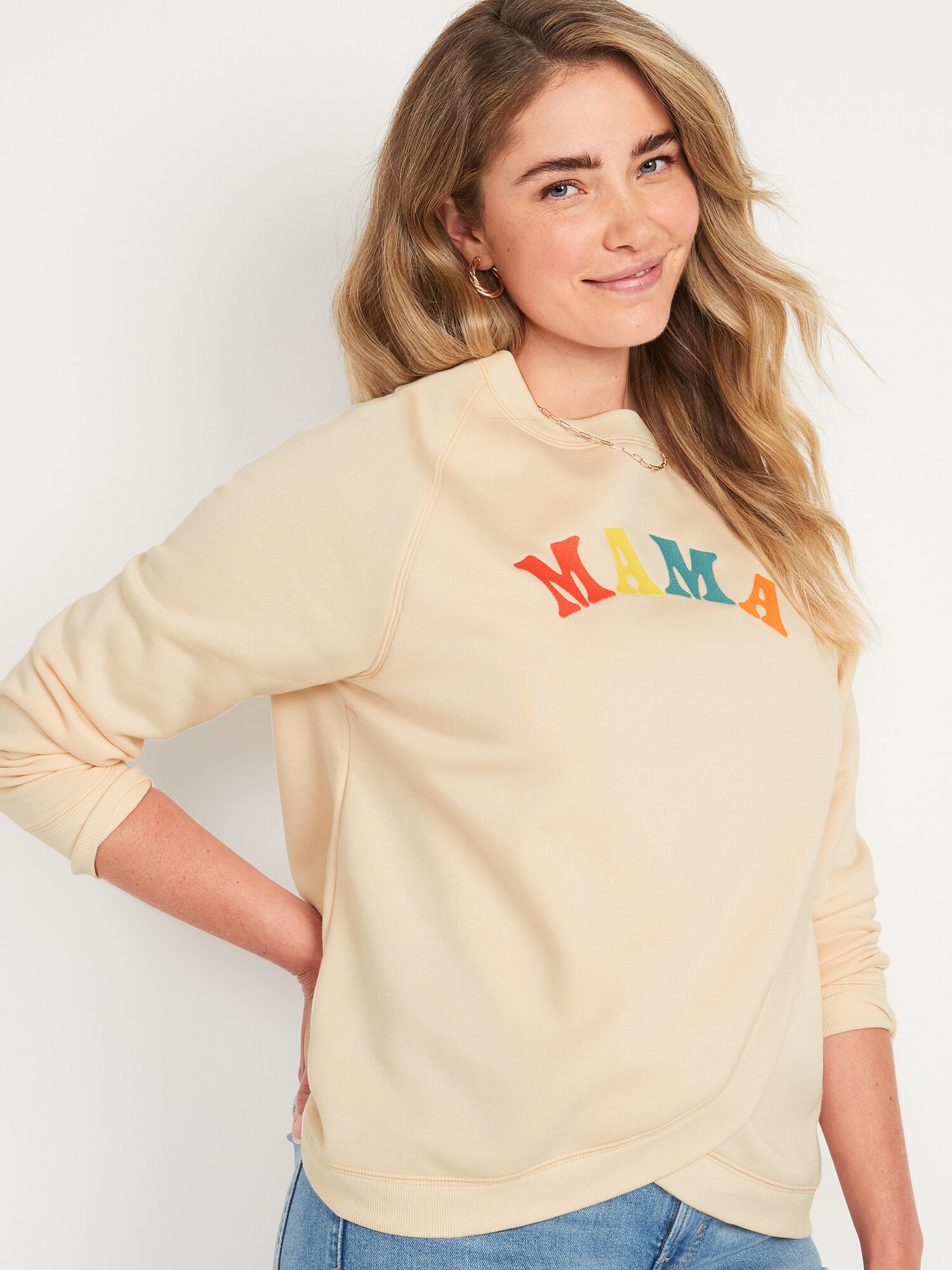 MAMA Before & After Maternity/Nursing Sweatshirt