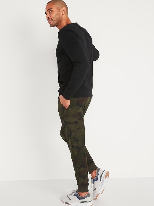 View large product image 2 of 3. StretchTech Water-Repellent Camo Jogger Cargo Pants
