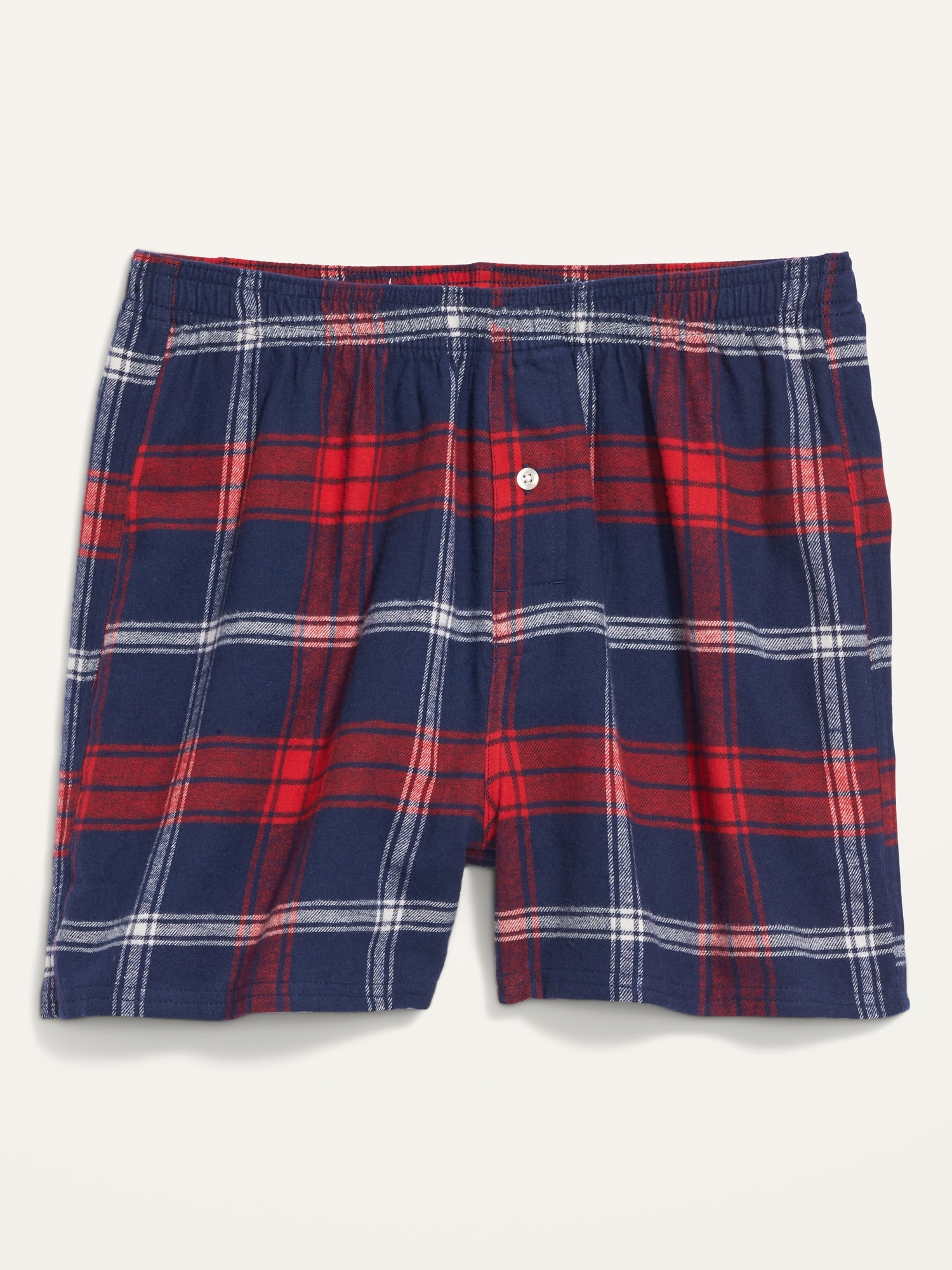 Matching Plaid Flannel Boxer Shorts for Men | Old Navy