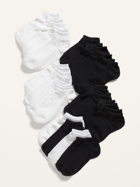 Socquettes unisexes pour Enfant (paquet de 20 paires)