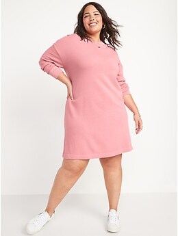 Robe chandail droite courte manches longues pour Femme Old Navy