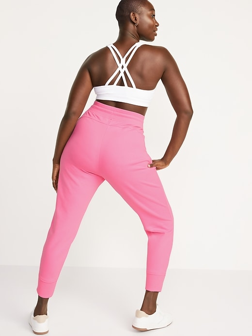 L'image numéro 2 présente Pantalon de jogging en molleton dynamique à taille haute pour Femme