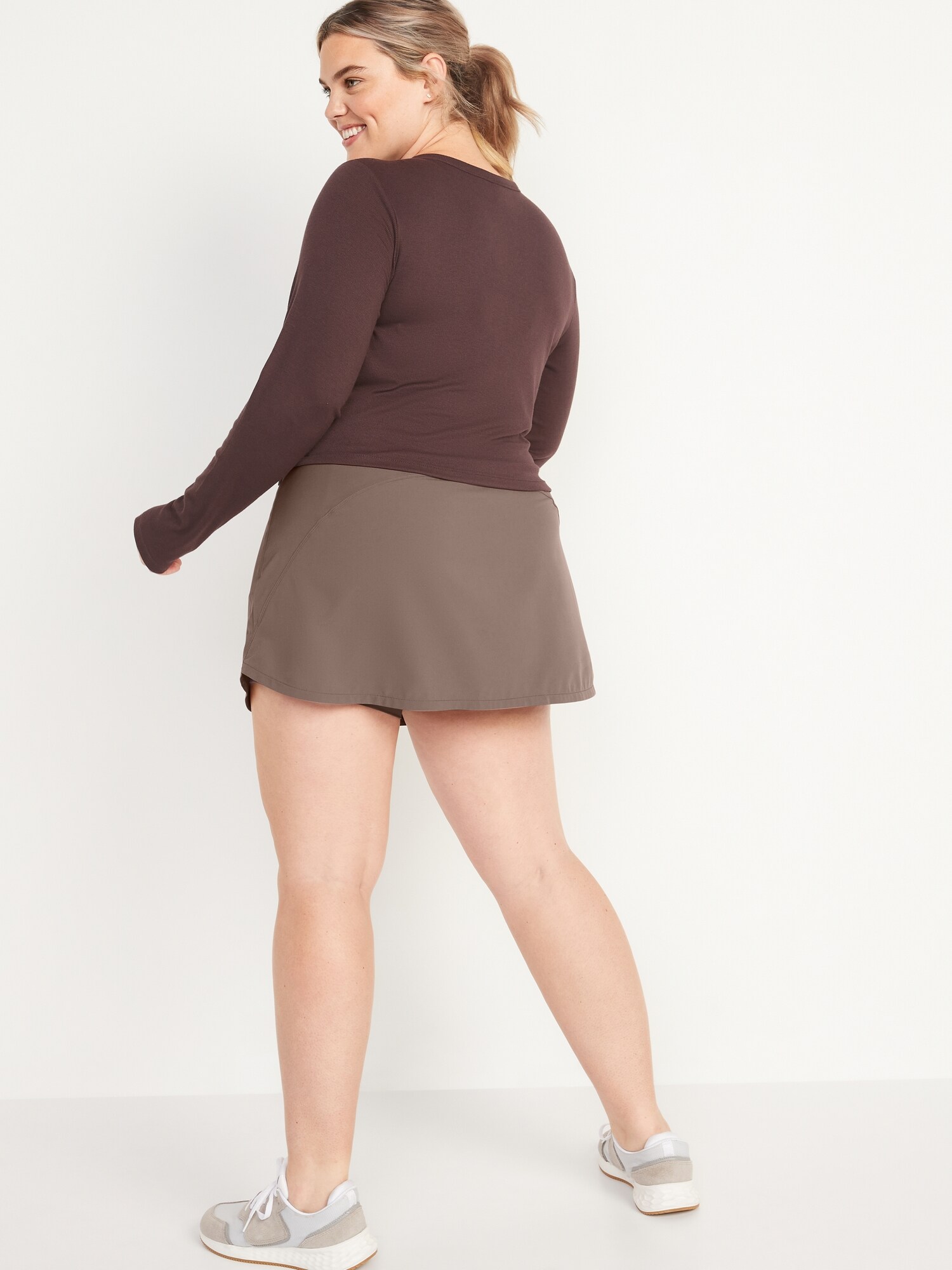 HighWaisted StretchTech Skort for Women Old Navy
