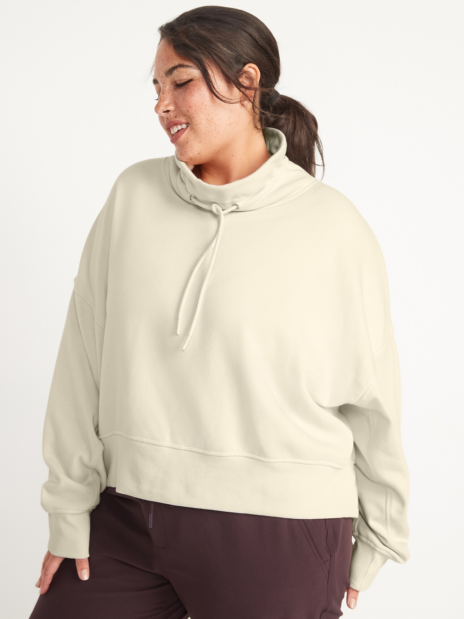 old navy mock neck sweatshirt