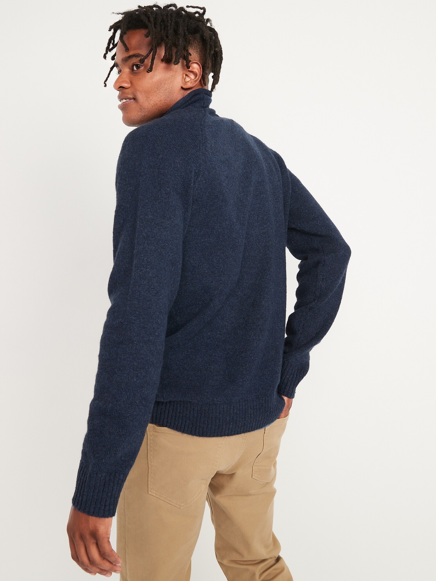 Rolled Turtleneck Raglan-Sleeve Sweater for Men | Old Navy