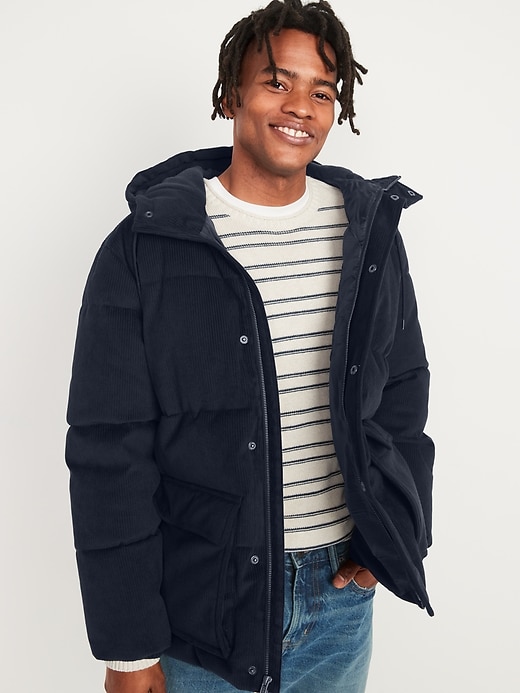 Black puffer jacket old navy best sale