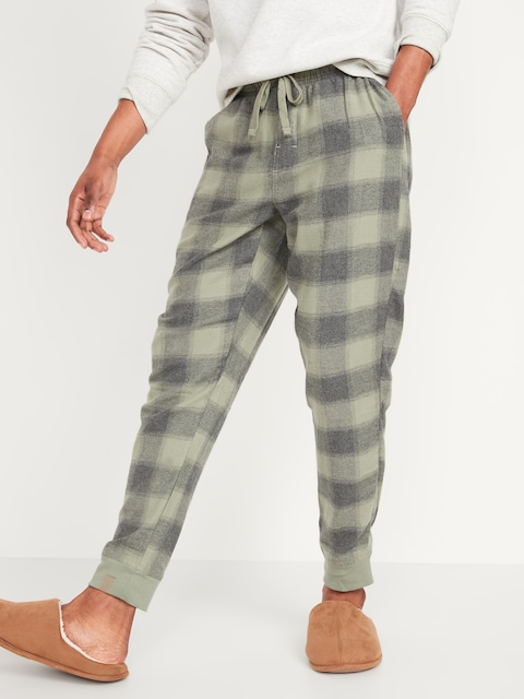 Plaid Flannel Jogger Pajama Pants
