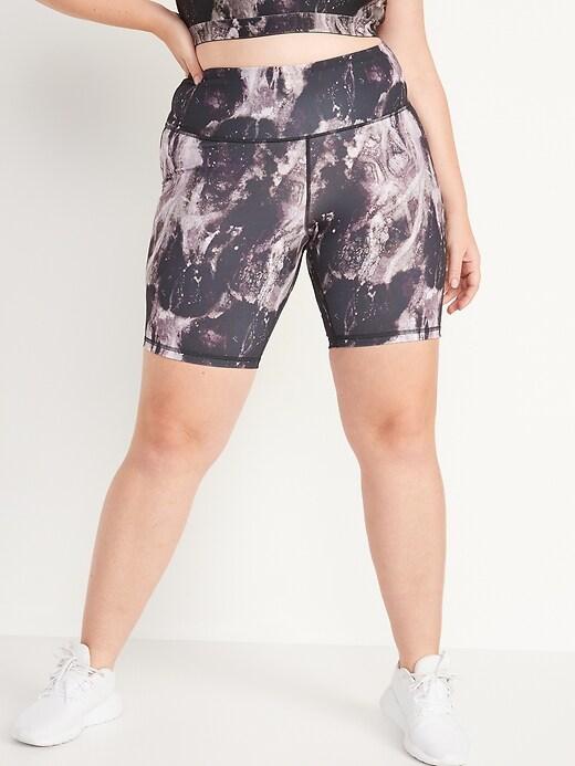 Image number 7 showing, High-Waisted PowerPress Biker Shorts for Women - 8-inch inseam