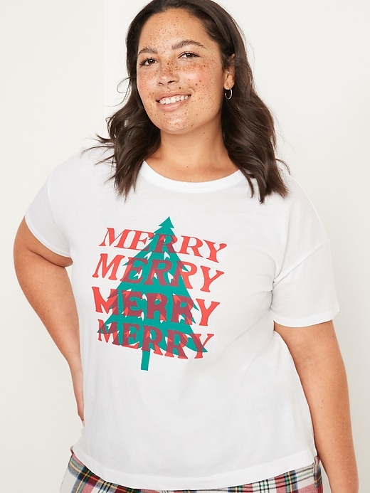 Image number 7 showing, Matching Holiday Graphic T-Shirt for Women