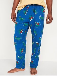Pantalon de pyjama en flanelle à imprimé pour Homme