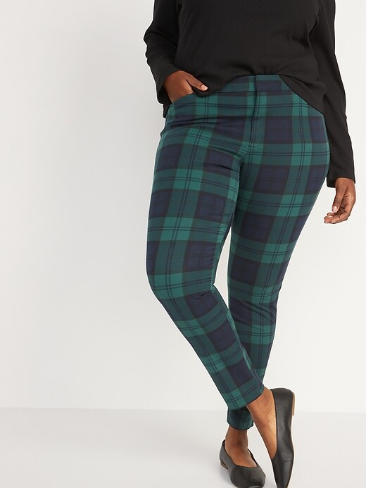 Image number 6 showing, High-Waisted Pixie Printed Full-Length Pants for Women