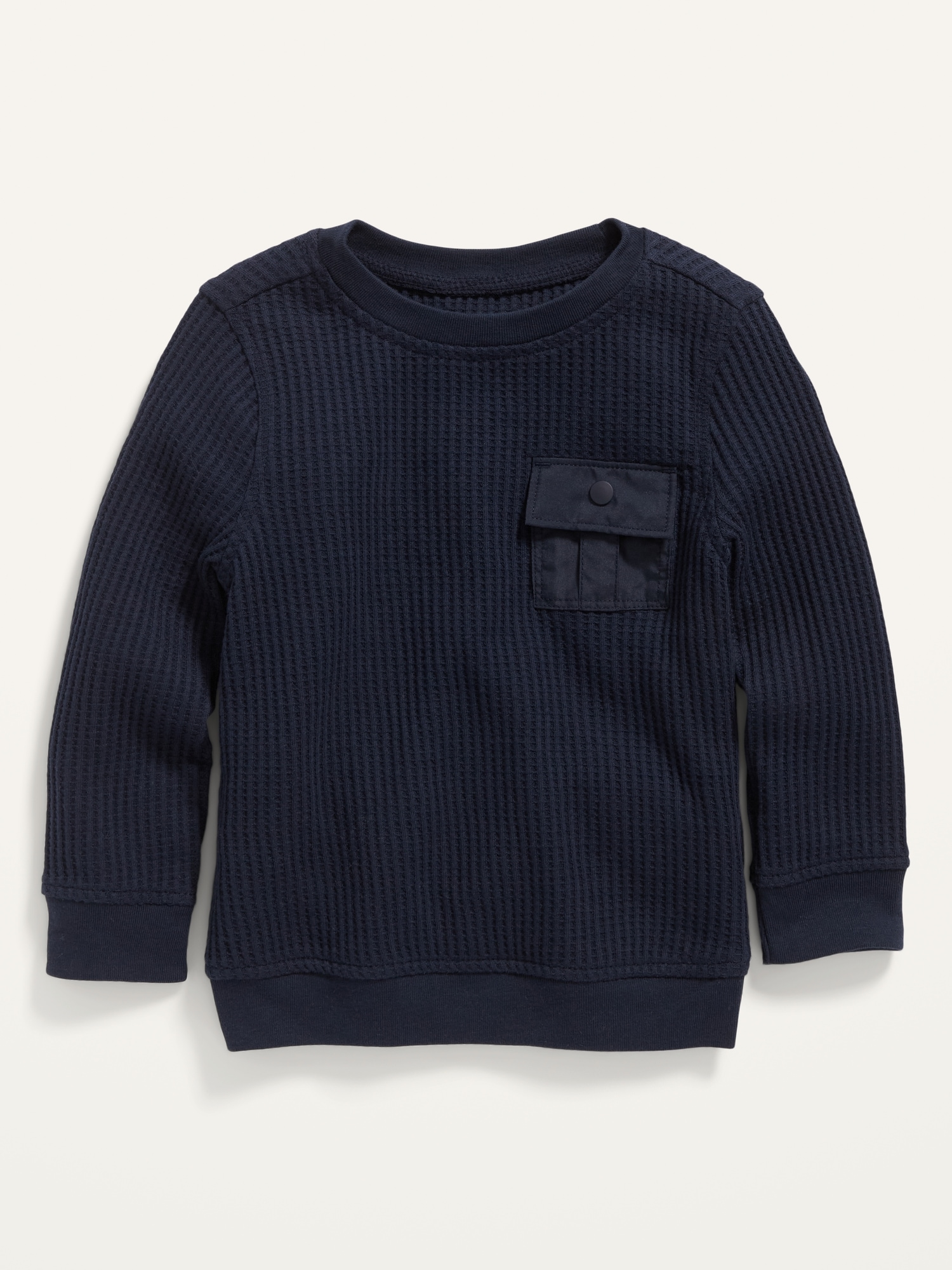Long-Sleeve Thermal Utility Pocket T-Shirt for Toddler Boys | Old Navy